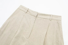 Imagen de Conjunto Vintage de lino 2 piezas para mujer