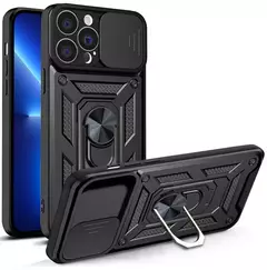 Funda de lujo con anillo magnético para iphone.