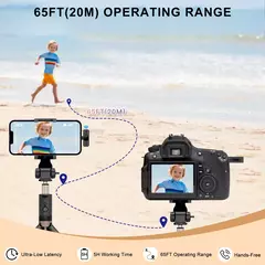Imagen de Micrófono Lavalier inalámbrico portátil para iPhone, Android.