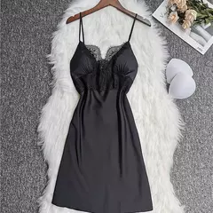 Pijamas de Satén de Encaje - tienda en línea