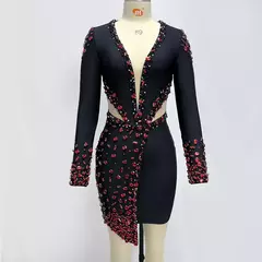 Imagen de Minivestido Ajustado Noche Casual