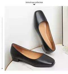Zapatos Planos Punta Cuadrada - tienda en línea