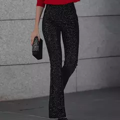 Pantalones Acampanados de Lentejuelas en internet