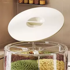 Imagen de Caja de Almacenamiento de Granos sellada a prueba de insectos y humedad, tanque de arroz, almacenamiento de alimentos, 360 °