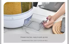 Dispensador de Arroz Granos y Cereales Giratorio de 360 grados en internet