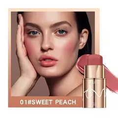 Colorete multiusos 3 en 1, Brillo Facial tinte para ojos, mejillas y labios, resistente al agua. - TOKO Directo a tu Puerta