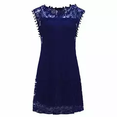 Vestido corto informal de verano sin mangas para mujer - TOKO Directo a tu Puerta