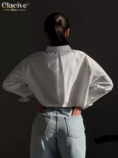 Blusa con Solapa Dama - comprar en línea
