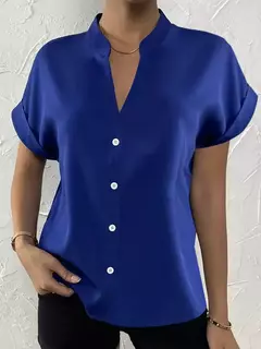 Blusa blanca de Chifón. en internet