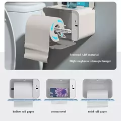 Soporte de Papel Higiénico Automático - TOKO Directo a tu Puerta