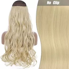 Extensión de Cabello Natural sin Clips