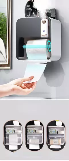 Estante Papel de Rollo Montado en la Pared Inteligente Automático Difusor de Aroma