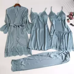 Pijamas de Satén de Encaje en internet