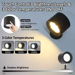 Lámpara de pared Led con Control táctil