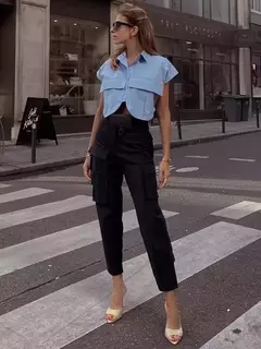 Blusa Corta Sin Mangas - comprar en línea