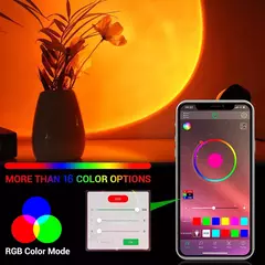Imagen de Lámpara de proyección de atardecer Inteligente.