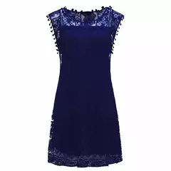 Vestido corto informal de verano sin mangas para mujer en internet