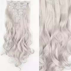 Extensión de Pelo Largo y Liso Natural 16 Clips en internet