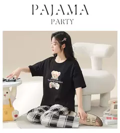 Imagen de Conjunto de Pijama de Manga Corta