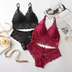 Conjunto de ropa Interior de Encaje Sexy en internet