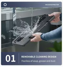 Imagen de Sellador al vacío eléctrico para alimentos secos y húmedos.