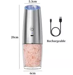 Imagen de Molinillo de Pimienta y Sal Eléctrico USB