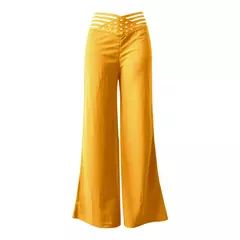 Pantalones acampanados de cintura alta