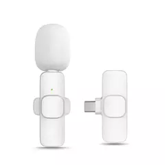 Imagen de Micrófono Lavalier inalámbrico portátil para iPhone, Android.