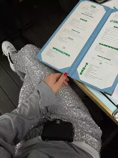 Imagen de Pantalones de Lentejuelas Brillantes