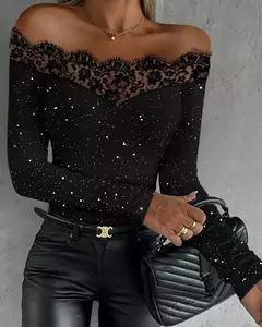 Blusas Elegante Hombros Descubiertos