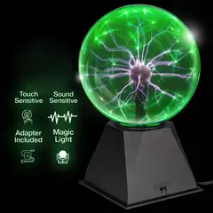 Lámpara de bola de Plasma Mágica con Control de Sonido. en internet