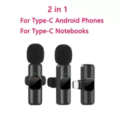 Micrófono Lavalier inalámbrico portátil para iPhone, Android. - TOKO Directo a tu Puerta