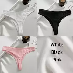 Tanga de Algodón Básica - tienda en línea