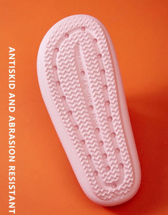 Zapatillas de nube con plataforma gruesa y hebilla para mujer, sandalias desliza - tienda en línea