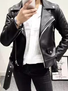 Chaqueta de Cuero Sintético Urbana
