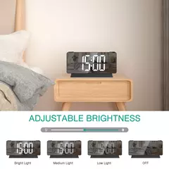 Reloj despertador Digital de doble proyección. - comprar en línea