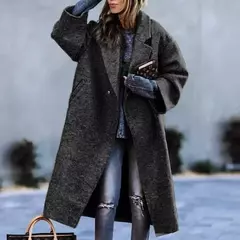 Abrigo de Lana con Estampado - comprar en línea