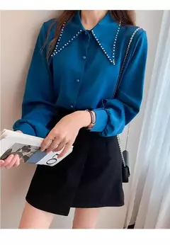 Camisas de Manga Larga Bordadas