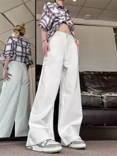 Jeans de Cintura Alta - Estilo Casual