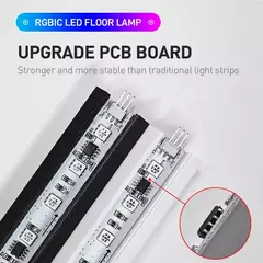 Lámpara de pie LED RGBIC de 180CM, luz de esquina moderna - tienda en línea