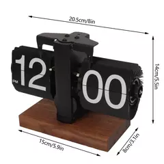 Imagen de Reloj de página abatible Digital Vintage