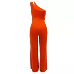 Mono elegante de un hombro para mujer, sin mangas. en internet