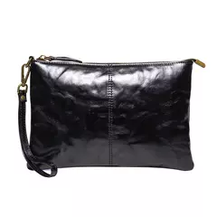Bolso de Mano de Cuero Vintage