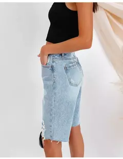 Shorts de mezclilla azul