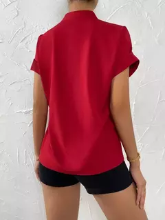 Blusa blanca de Chifón. - TOKO Directo a tu Puerta