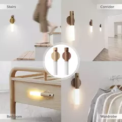 Luz nocturna con Sensor de movimiento, lámpara Led portátil magnética para in - tienda en línea