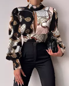 Camisa Estampada Holgada - tienda en línea
