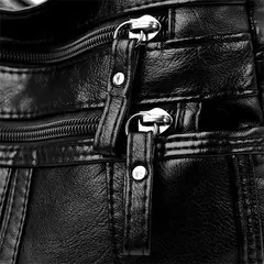 Bolso de hombro de cuero de lujo para mujer, bandolera de diseñador, a la moda, - comprar en línea