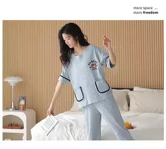 Imagen de Conjunto de Pijama de Manga Corta