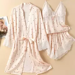 Conjunto de Pijamas de 3 Piezas - TOKO Directo a tu Puerta
